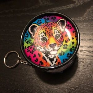 Vintage Lisa Frank Hunter coin purse keychain